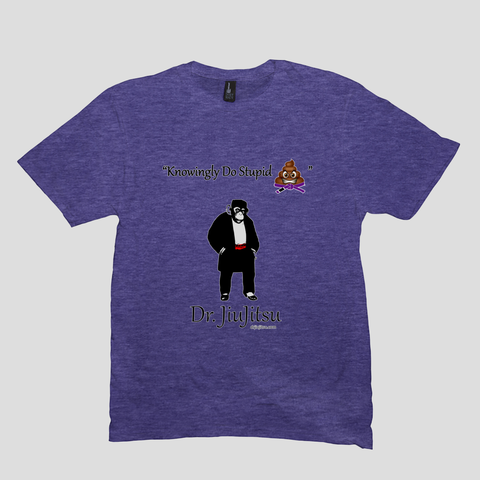 Purple Belt Dr. JiuJitsu Emoji T-shirt